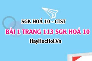 Giải bài 1 trang 113 SGK Hoá 10 Chân trời sáng tạo: Tính Chất Hóa Học Của Halogen